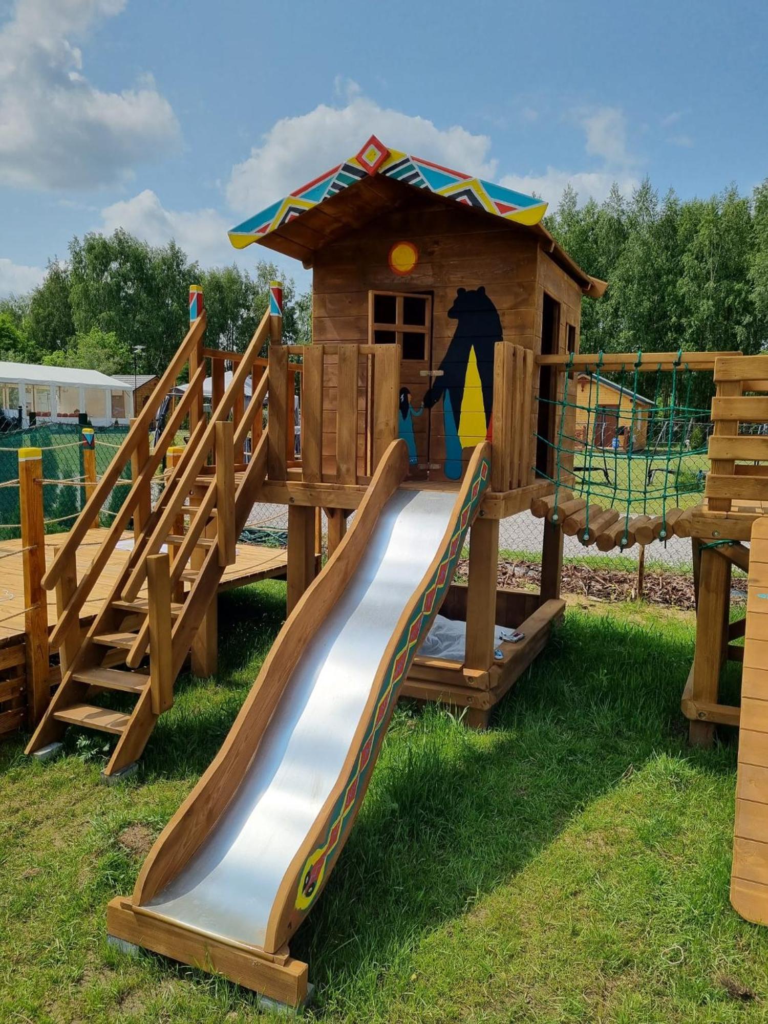 Hotel Indiana Camp - 150 M Od Suntago Park à Grabce-Towarzystwo Extérieur photo